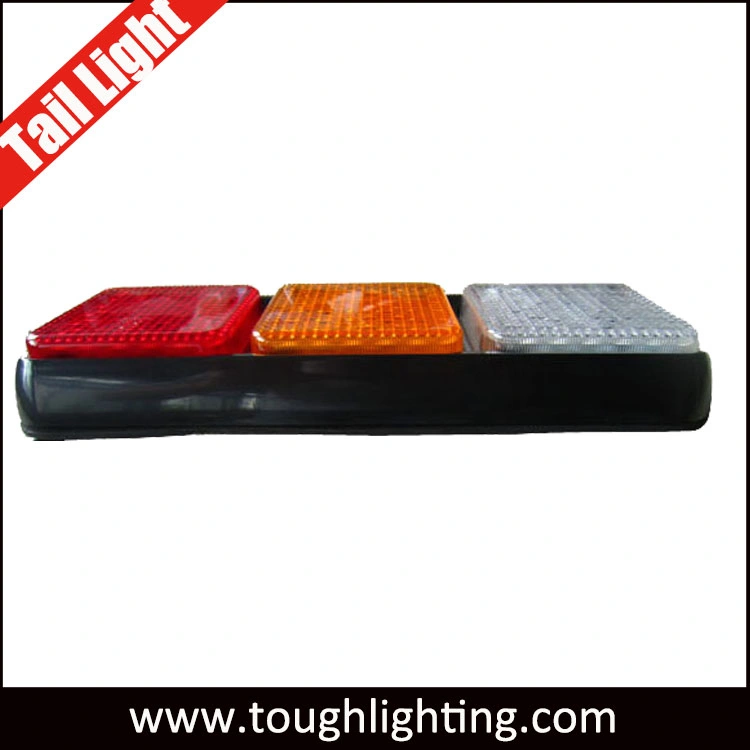 LED 3 Pod Truck Stop Turn Tail Reverse Combination Light